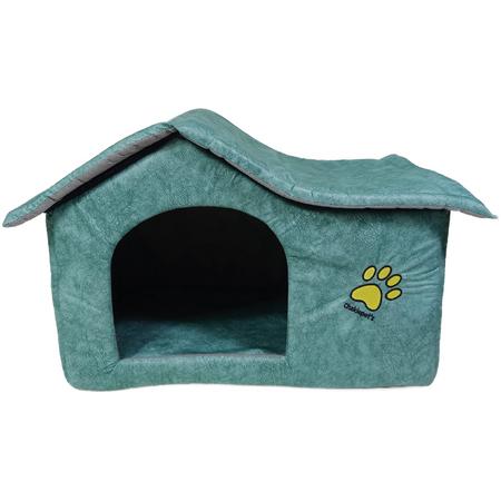 ALLFİ  kedi&köpek iç mekan büyük kulübe 40x46x60 ( FARKLI RENKLERDE GÖNDERİLECEK)