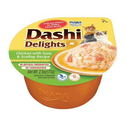 Ciao Dashi Churu Delights Tavuk & Ton Balığı ve Deniz Taraklı Kedi Çorbası 70 Gr ÇZP-EU863