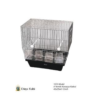 CK-1010 4 YEMLİK KROM KANARYA KAFESİ