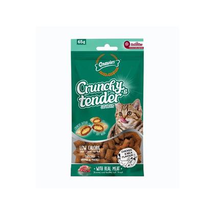 Crunchy Tavuklu ve Sütlü Prebiotik Destekli Kedi Ödül Maması 65gr