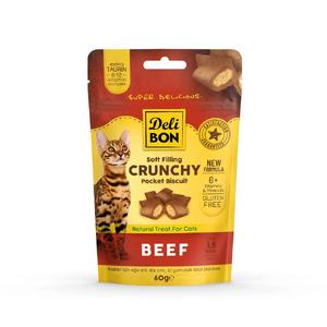 Cruncy İçi Dolgulu Ödül Bisküvisi Sığır etli 60gr