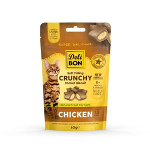 Cruncy İçi Dolgulu Ödül Bisküvisi Tavuklu 60gr