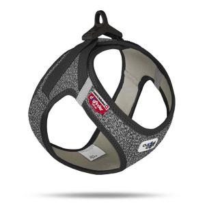 Curli Vest Harness Merino Curli Clasp Black 2Xs Brsp-Su3023