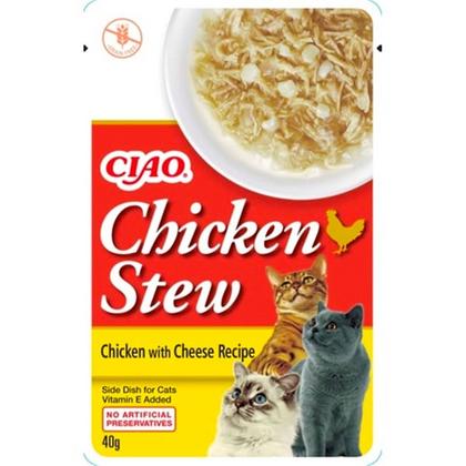 CZP-usa814  CİAO CHİCKEN STEW TAVUK GÜVEÇ VE PEYNİRLİ PATE 40 GR