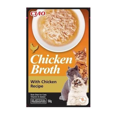 CZP-usa821  CİAO CHİCKEN BROTH TAVUK SULU VE TAVUKLU KEDİ ÇORBASI 50 GR