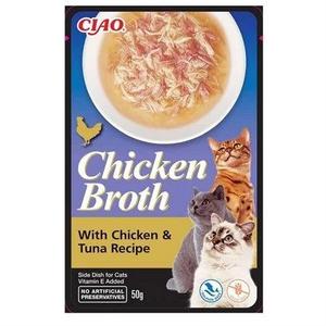 CZP-USA822  CİAO CHİCKEN BROTH TAVUK SULU VE TON BALIKLI KEDİ ÇORBASI 50 GR