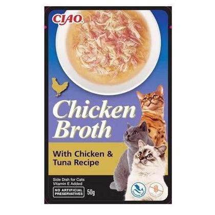 CZP-USA822  CİAO CHİCKEN BROTH TAVUK SULU VE TON BALIKLI KEDİ ÇORBASI 50 GR