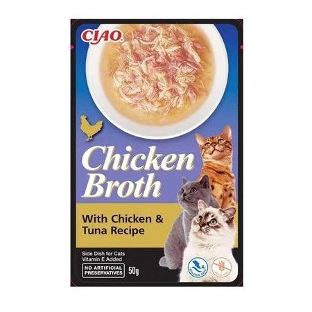 CZP-USA822  CİAO CHİCKEN BROTH TAVUK SULU VE TON BALIKLI KEDİ ÇORBASI 50 GR