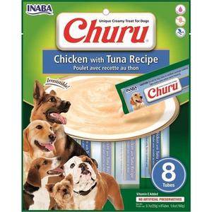 CZP-EUD602 NABA CİAO CHURU TON BALIKLI VE TAVUKLU TAMAMLAYACI KÖPEK ÖDÜL MAMASI 8 X 20 GR