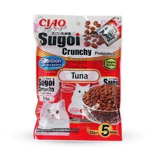 CZP-P-231 CİAO SUGOİ CRUNCHY TON BALIKLI PREBİOTİK KEDİ MAMASI 22 GR X 5 PAKET