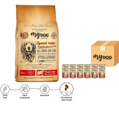 Dana Etli Yüksek Enerji Yetişkin Köpekler İçin Lezzet Paketi 12kg 