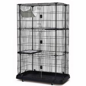 Dayang Kedi  Kafesi Siyah 109,3x63,8x161,6cm PTGRDN-C502LBK