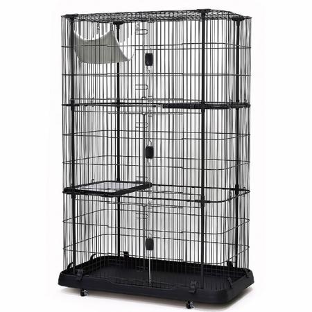 Dayang Kedi  Kafesi Siyah 109,3x63,8x161,6cm PTGRDN-C502LBK
