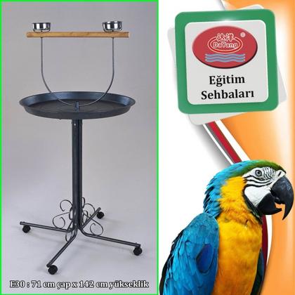 Papağan Eğitim Sehbası 70x145cm Siyah