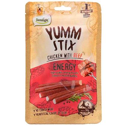 Yumm Stick Energy Tavuklu ve Sığır Etli Köpek Ödül Çubuğu 50 Gr