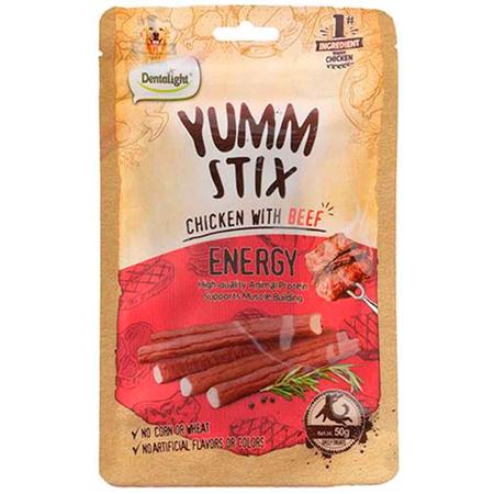 Yumm Stick Energy Tavuklu ve Sığır Etli Köpek Ödül Çubuğu 50 Gr