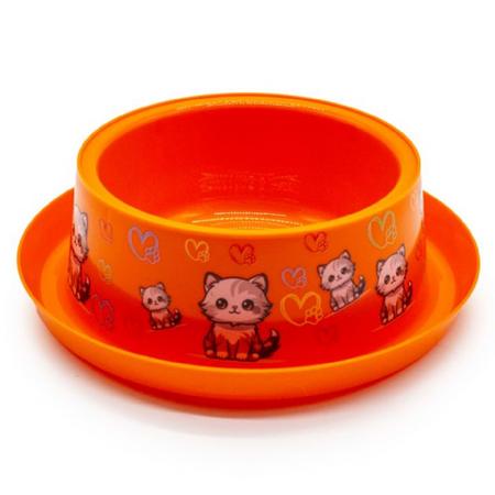 Desenli Modern Kedi Mama Kabı Büyük Brsp-07723