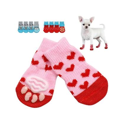 Kedi ve Köpekler İçin Kaydırmaz Tabanlı Çorap S Beden DG-1704 ICT 1022 1228