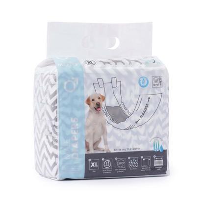 Diapers Erkek Köpekler İçin Külot Bez XL Beden 12'li Brsp-10116499