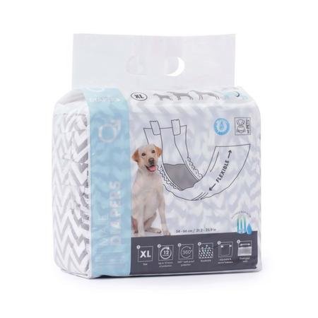 Diapers Erkek Köpekler İçin Külot Bez XL Beden 12'li Brsp-10116499