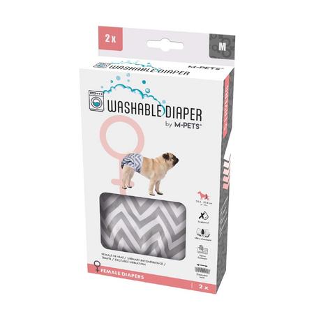 Dişi Köpekler İçin Yıkanabilir Külot 2Li (M) 10180299