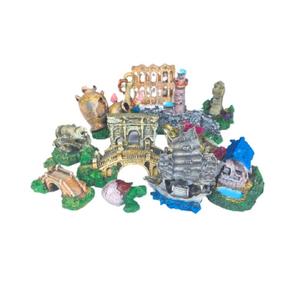 dkr mini (6 - 16 cm muhtelif dekor) karma koli 12’li akvaryum dekoru