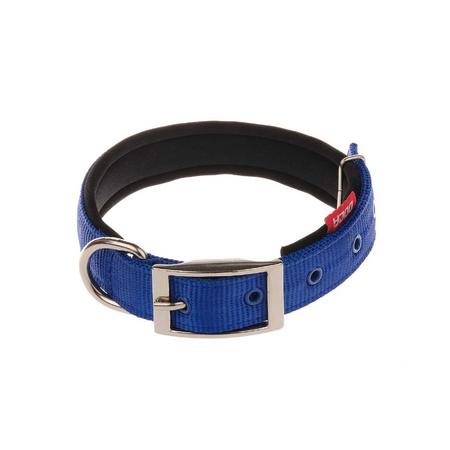 Doca 7380 köpek boyun tasması soft 1,5*24-32 40CM MAVİ