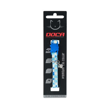 Premium Kedi Boyun Tasması Aqua Desenli Standart DP-03058