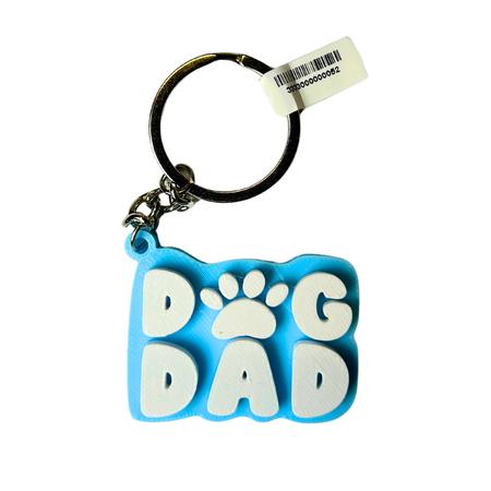 Dog Dad Mavi Anahtarlık PLA1018