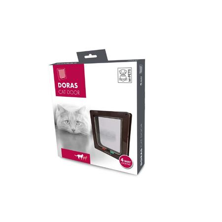 DORAS KEDİ KAPISI 4 YOLLU BROWN 250MMX233MM 20800314 