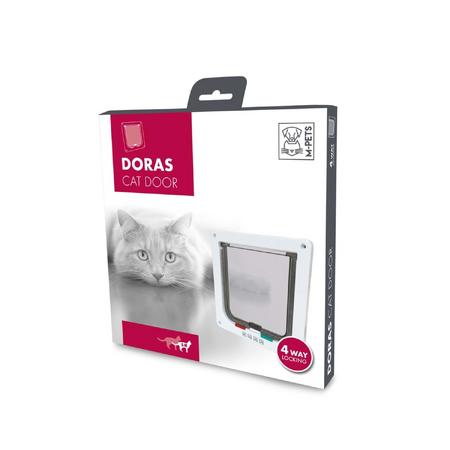 DORAS KEDİ KAPISI 4 YOLLU WHİTE 197MMX190MM 20800001