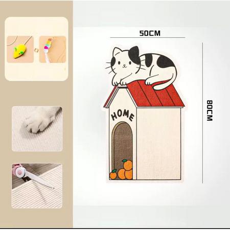 Duvara Yapışan Kedi Tırmalama Home Kedi