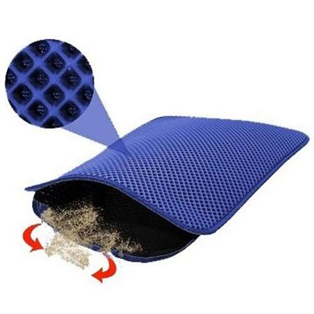 Elekli kedi tuvalet önü paspası 40 x 55 cm laciver zpü
