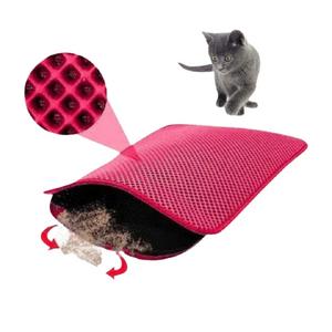 Elekli Kedi Tuvalet Önü Paspası 40 X 55 Cm pembe zpü