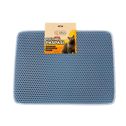 Ept Kare Kedi Kumu Paspası 60x45cm(Farklı Renklerde Gönderilecek)