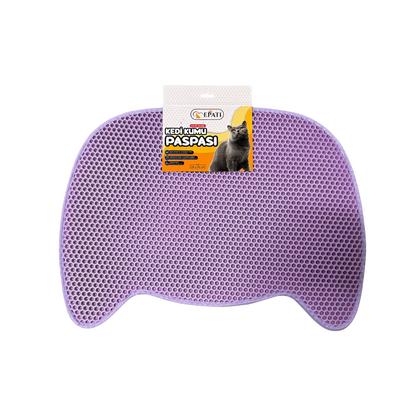 Ept Kulaklı Kedi Kumu Paspası 60x49cm (Farklı Renklerde Gönderilecek)