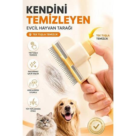 Evcil Hayvan Basmalı Kıtık Açıcı Tüy Tarağı MAD-411