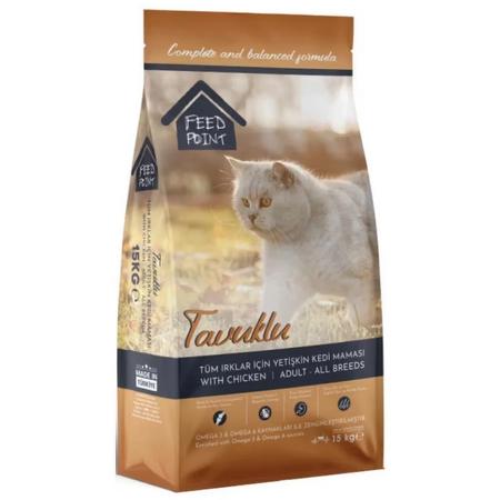 Feed Point Yetişkin Kedi Maması Tavuklu 15kg 