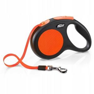 Flexi Neon Otomatik Şerit Tasma Medium 5 Mt 25 kg Turuncu ADP-100315T