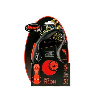 Flexi Neon Otomatik Şerit Tasma Small 5 Mt 15 kg Turuncu ADP-100314T