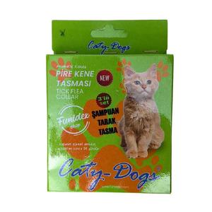 funidex  kediler için pire kene bakım seti (şampuan- tarak- tasma )