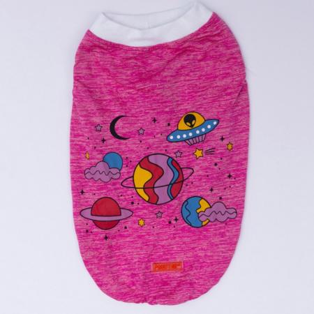 Fuşya Space Time Tişört L YPAW-24829