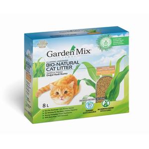 Gardenmix Topaklanan Mısır Lifli Kedi Kumu 8l PTGR-097
