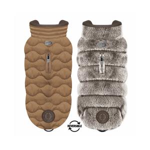 Gaspard Reversible  Gri & Camel Çift Renkli Sweat 
