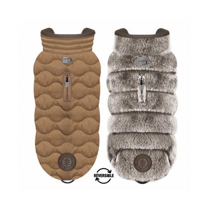 Gaspard Reversible  Gri & Camel Çift Renkli Sweat 