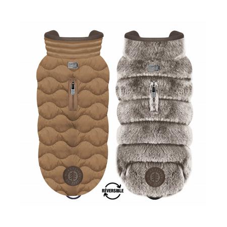 Gaspard Reversible  Gri & Camel Çift Renkli Sweat 