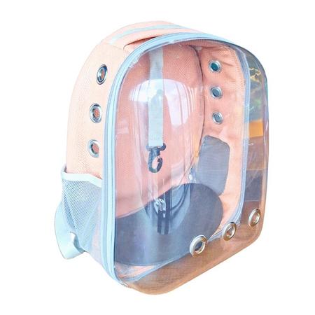 GLİPET DERİ ASTRONOT ÇANTA PEMBE 42x22x33 