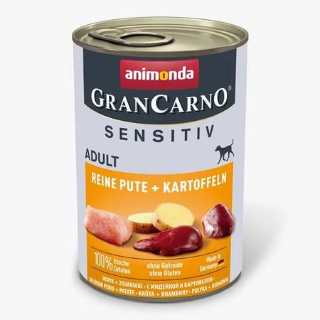 GranCarno Sensitiv Hindili Ve Patatesli Konserve Köpek Maması 400gr