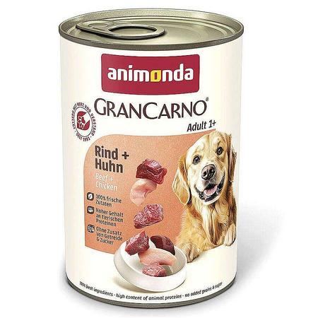 GranCarno Sığırlı Ve Tavuklu Konserve Köpek Maması 400gr