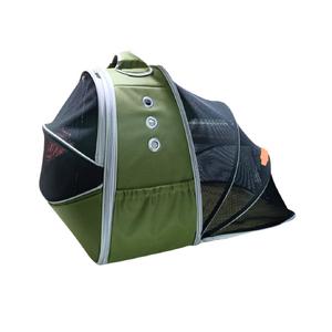 Grand paris çekçekli taşıma çantası yeşil